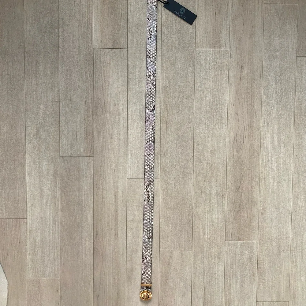 Versace Python Medusa Belt - Picture 5 of 7
